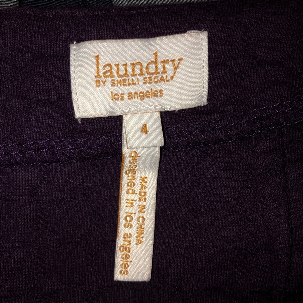 Laundry by Shelli Segal purple skirt Size 4 - Picture 2 of 5